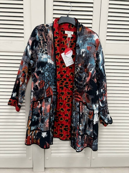 Women's Patterned Reversible Jacket
