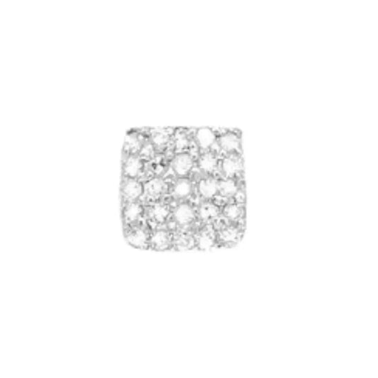 Women's Square Diamond Earrings