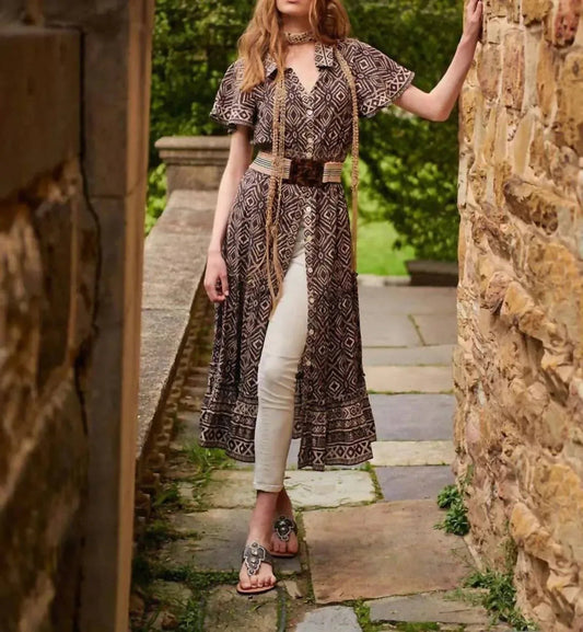 Aztec Maxi Dress
