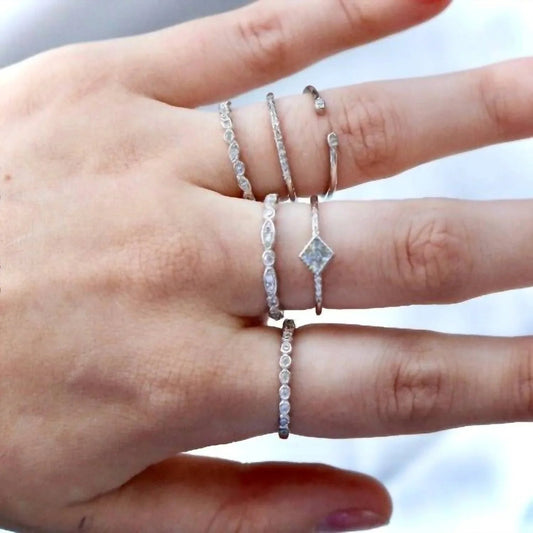 Women's Marbella Stackable Ring Set