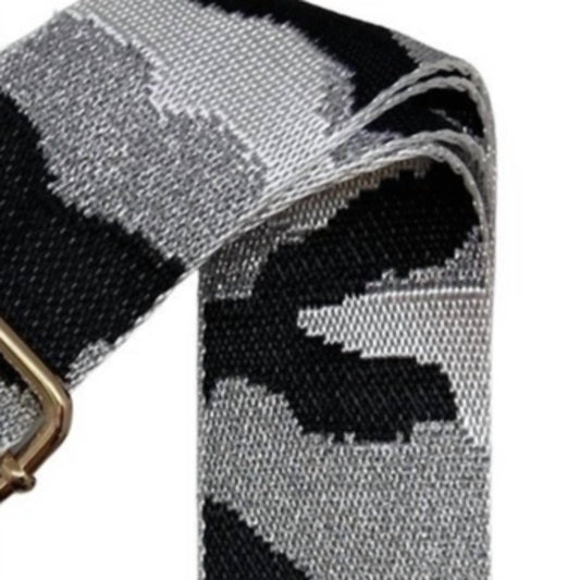 Women's Metallic Camo Adjustable Crossbody Bag Strap