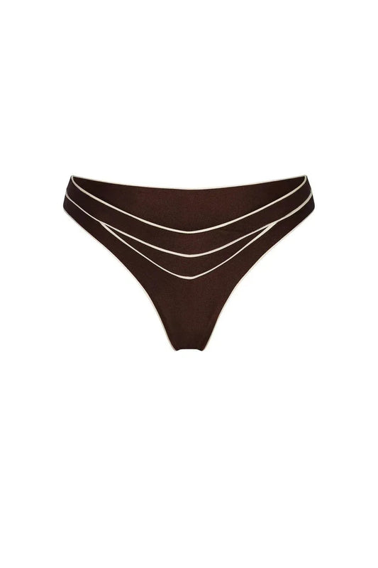 Amanecer High Cut Cheeky Bikini Bottom