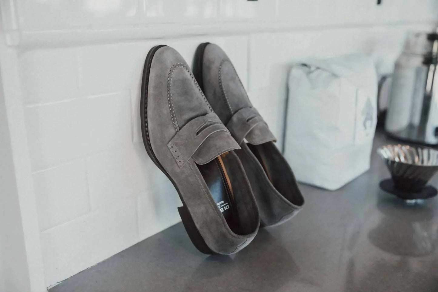 Herren-Loafer Sc524 Velour Peltro