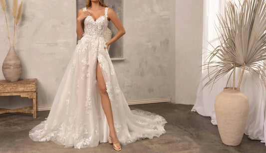 Julie Sheer Mesh-Kleid