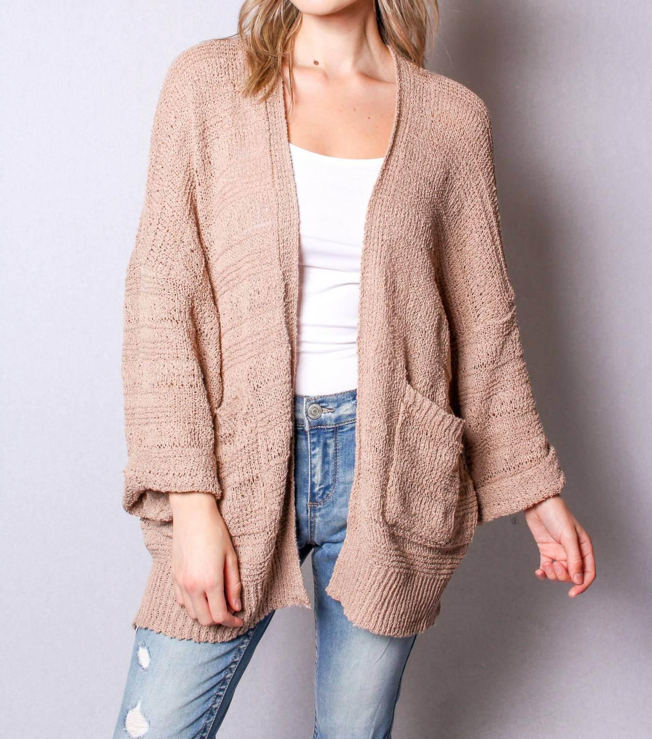 Offener Cardigan