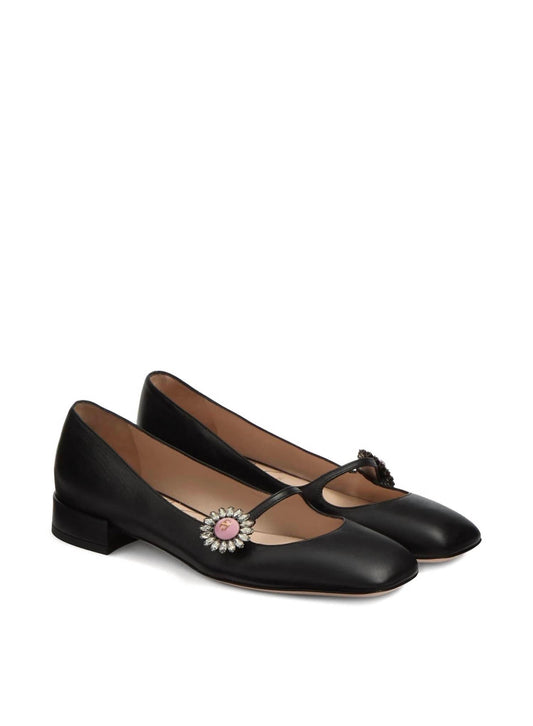 Women's Leather Ballerina Mary Jane