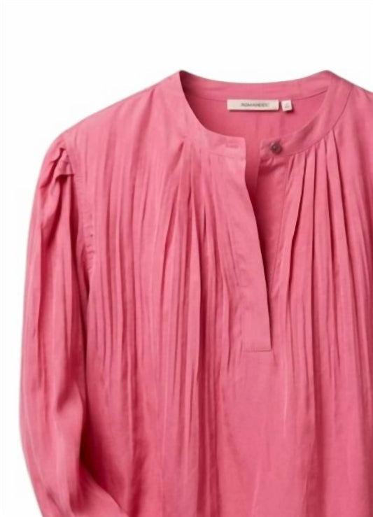 Women's Cotton And Silk Poplin Shirt