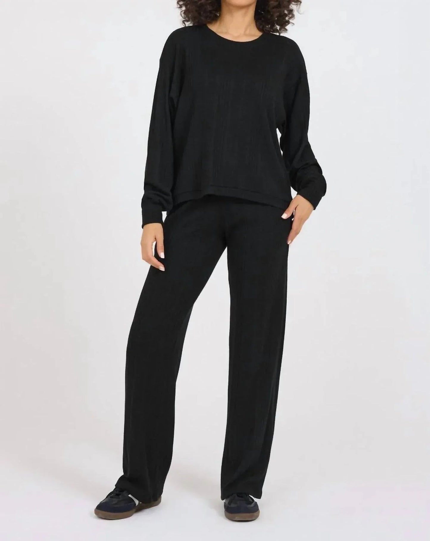 Brushed Cozy High Low Top