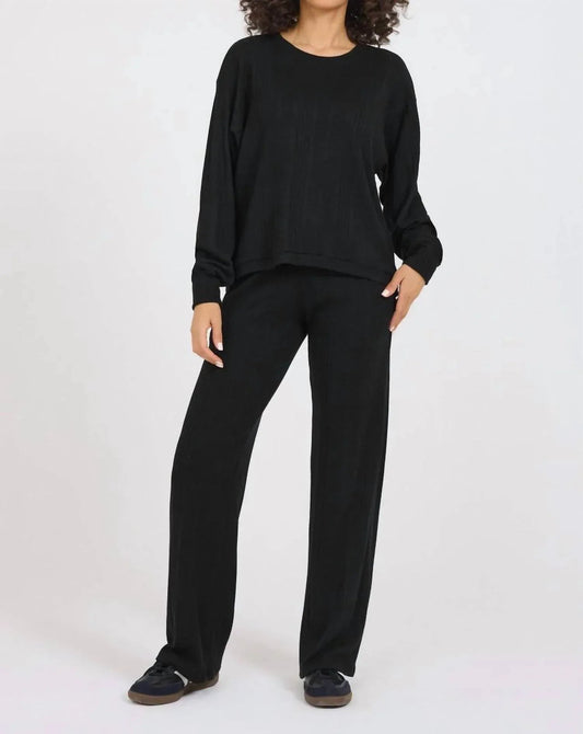 Brushed Cozy High Low Top