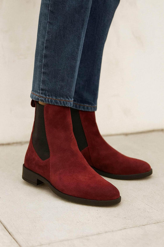 Women's Mid Calf Leather Boots