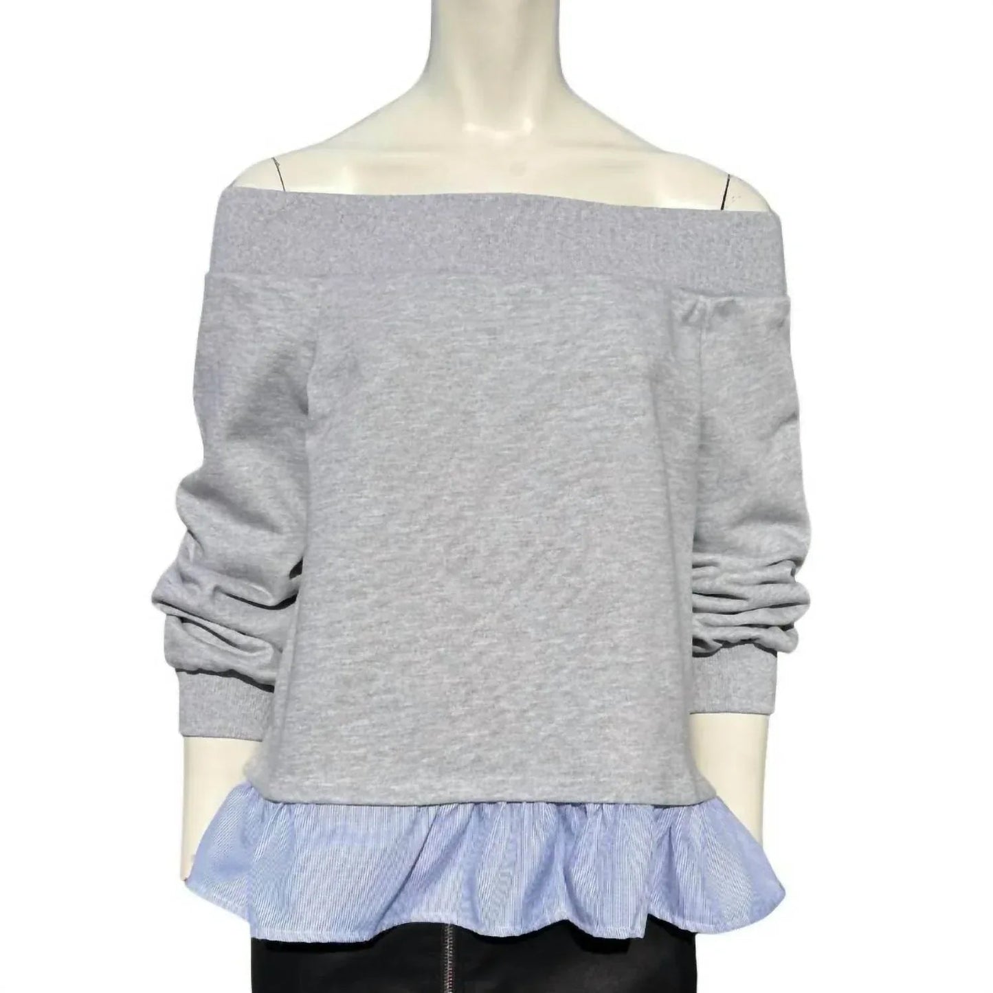 Off-Shoulder-Sweatshirt