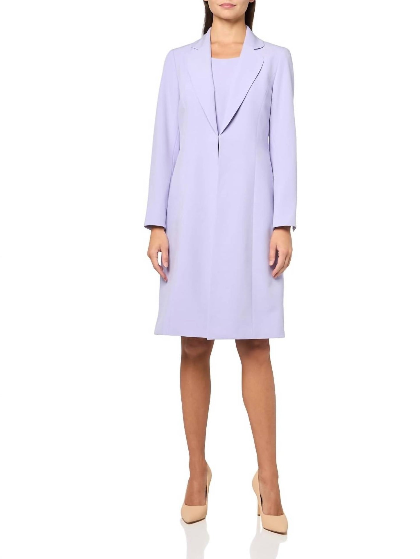 Sheath Dress And Long Matching Jacket Set