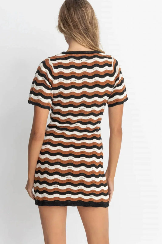 Venedig Strick-Minikleid