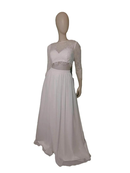2-teiliges Hochzeits- & Anlasskleid