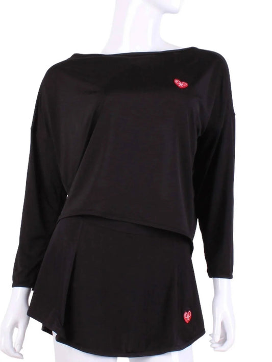 Women's Long Sleeve Boat Neck Top