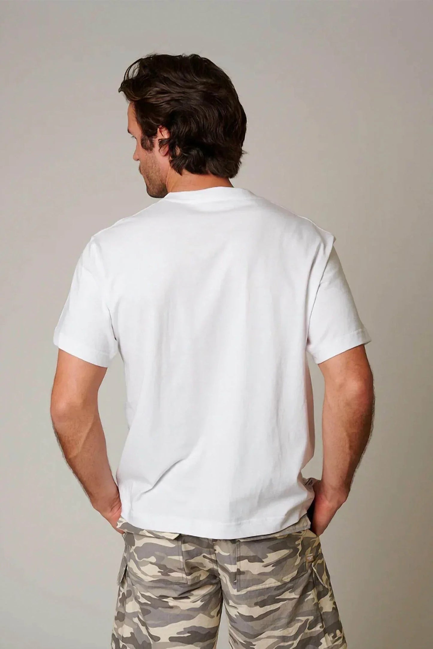 Kurzärmeliges Box-T-Shirt aus Bio-Baumwolle