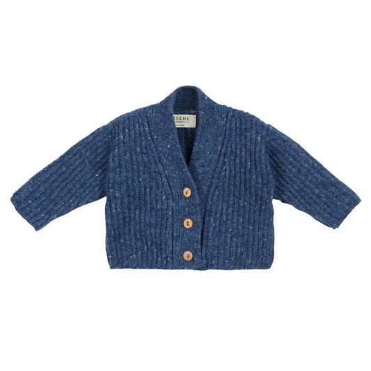 Mädchen-Strickjacke aus Wolle