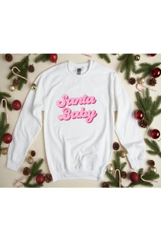 Women's Santa Baby Sweatshirt