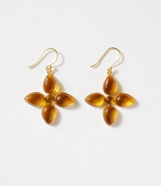 Women's Dangling Gemstone Earrings