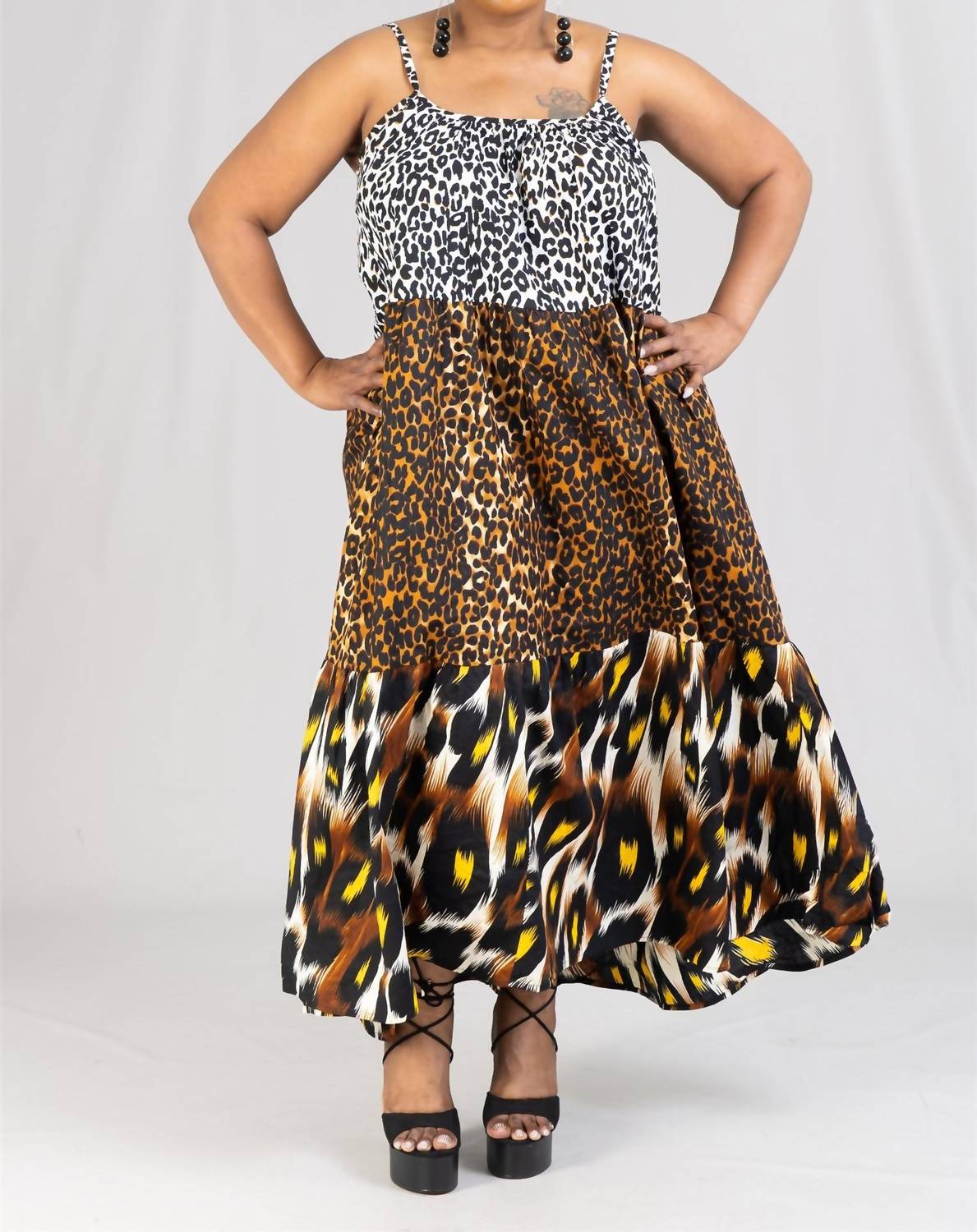 Animal Print Maxi Dress