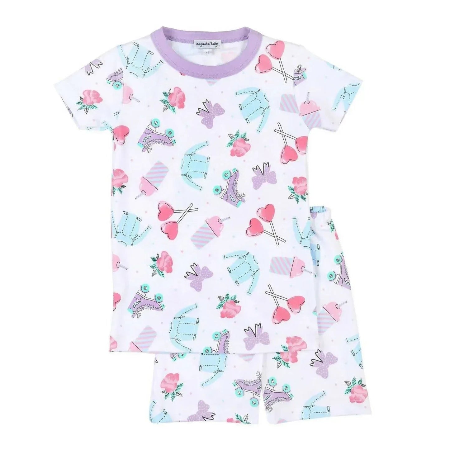 Girls Skating Girl Short Pajamas