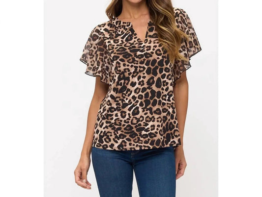 Animal Print Blouse