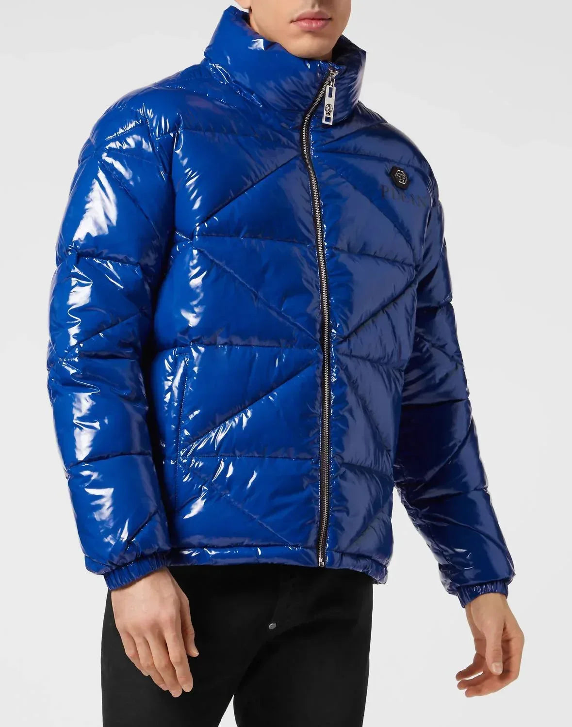 Quilted Hexagon Down Jacket