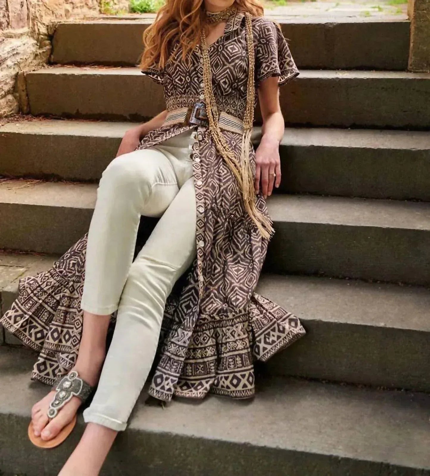Aztec Maxi Dress