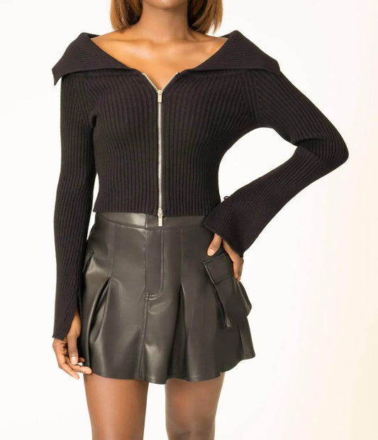 Annelle Off The Shoulder Sweater