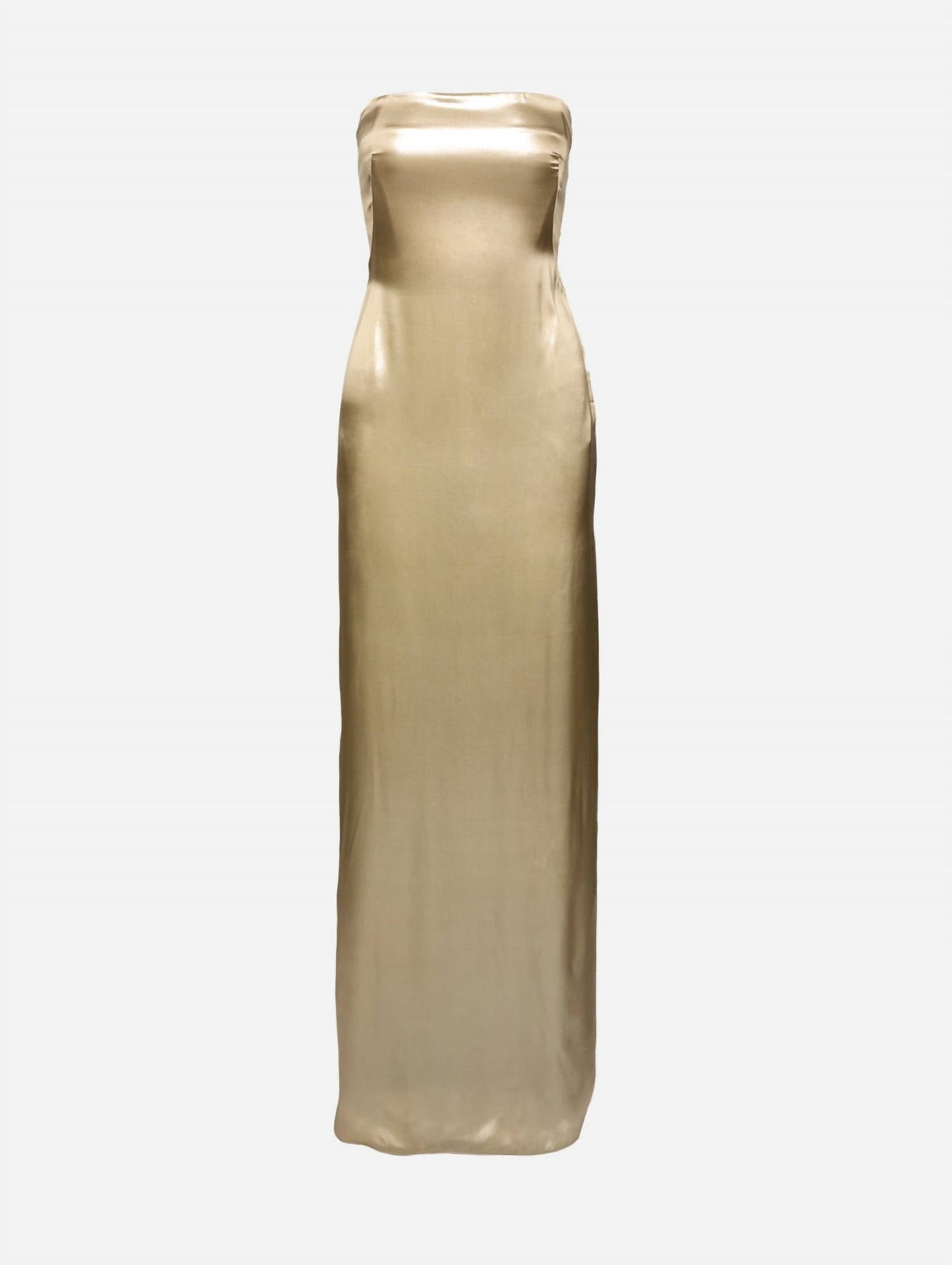 Laminiertes Bandeau-Kleid