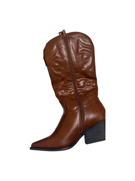 Women's Mid Calf Cowboy Boots