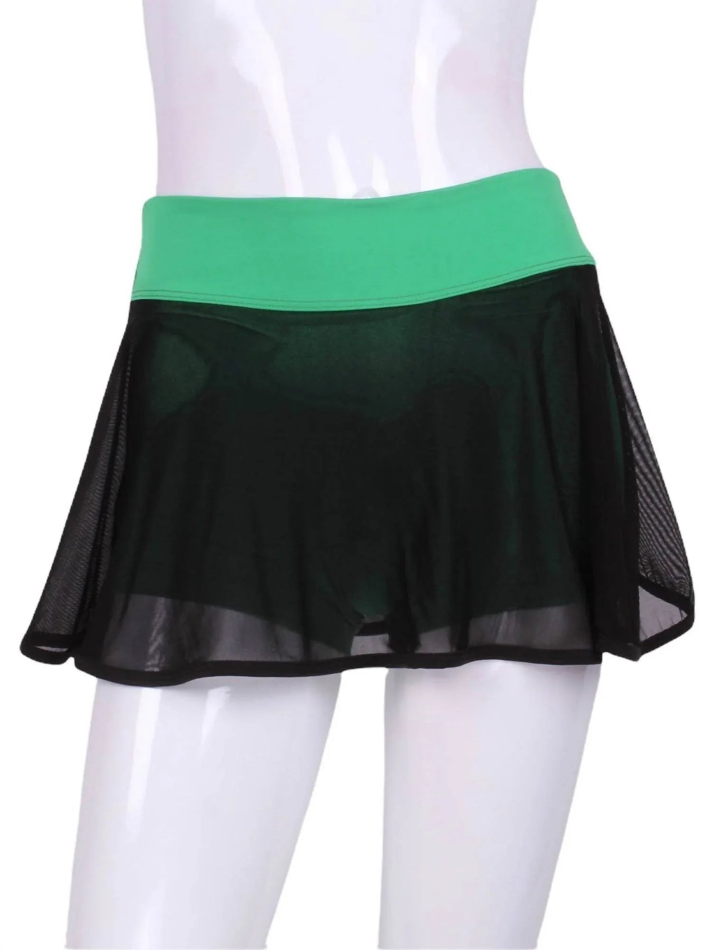 Women's Mesh On Shorties Love Skirt