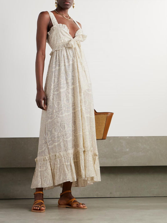 Valentina Chanderi Maxikleid
