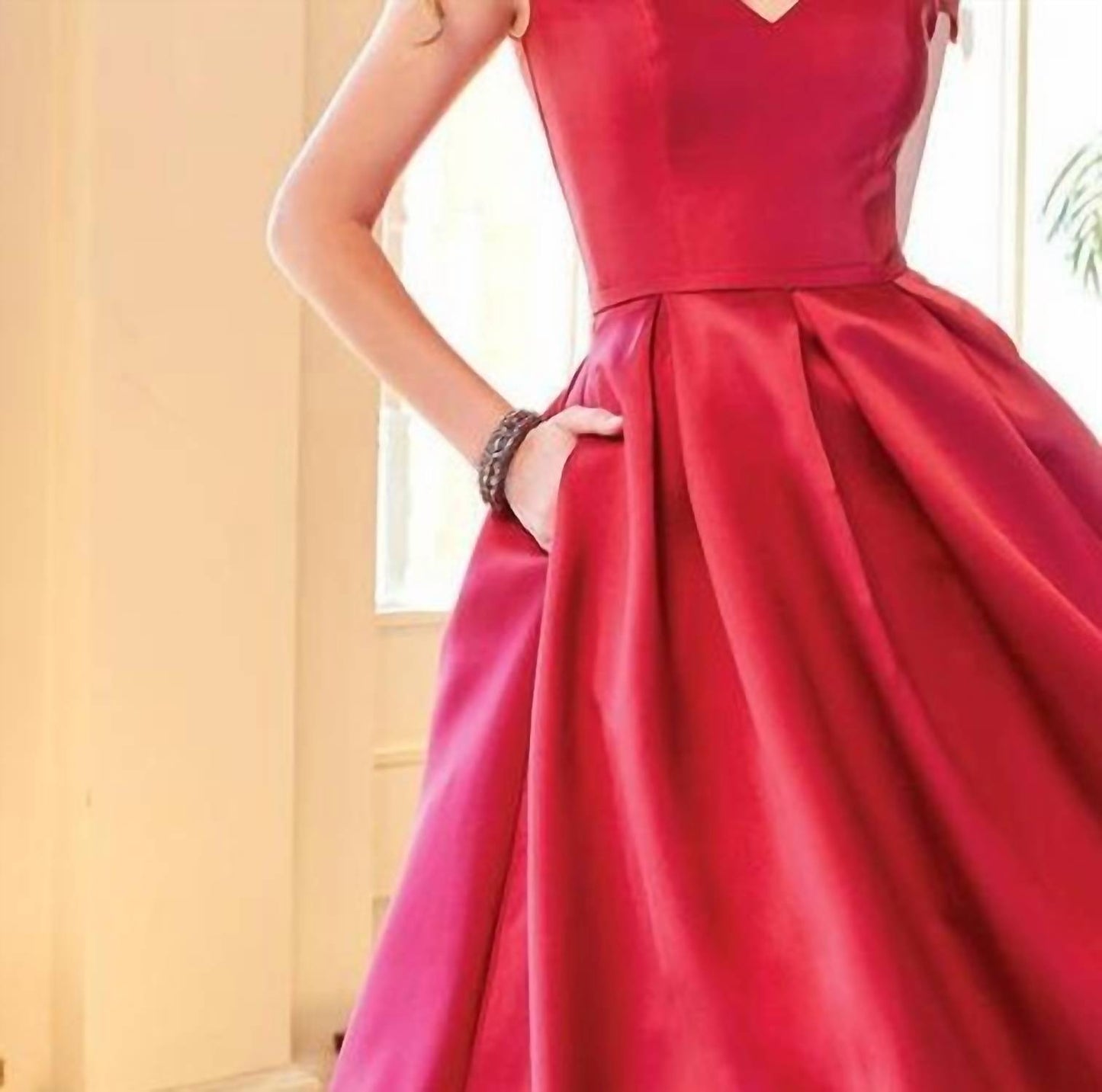 Mikado-Sweetheart-Off-Shoulder-Kleid