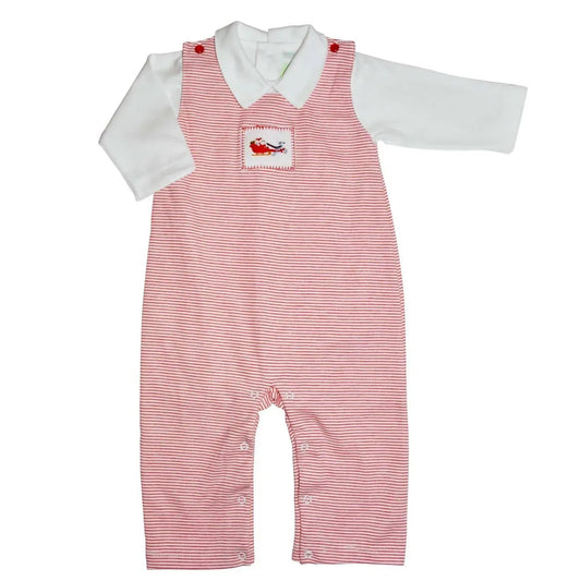 Baby Boys Santa's On The Way 2-piece Romper Set