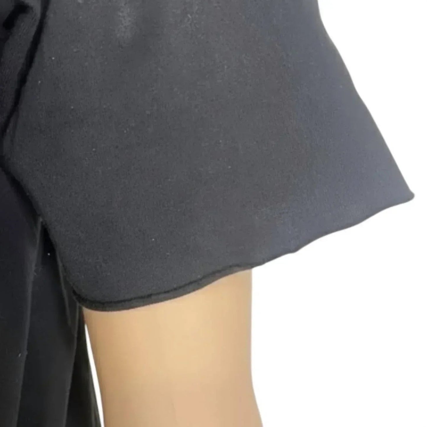 Damen Mini-T-Shirt-Kleid mit offener Kante