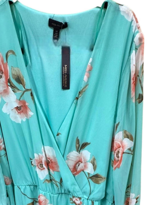Women's V Neck Floral Jumper