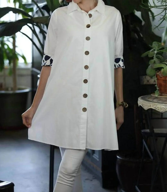 A-Line Kikisol Jacket With Buttons & Pockets