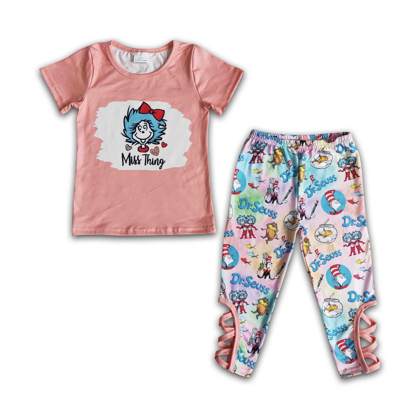 Miss thing Katze Bleiche Shirt Kreuzhose süße Mädchen Boutique Kleidung