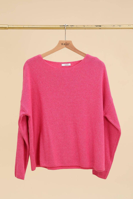 Women's Crew Neck Cashmere And Wool Sweater