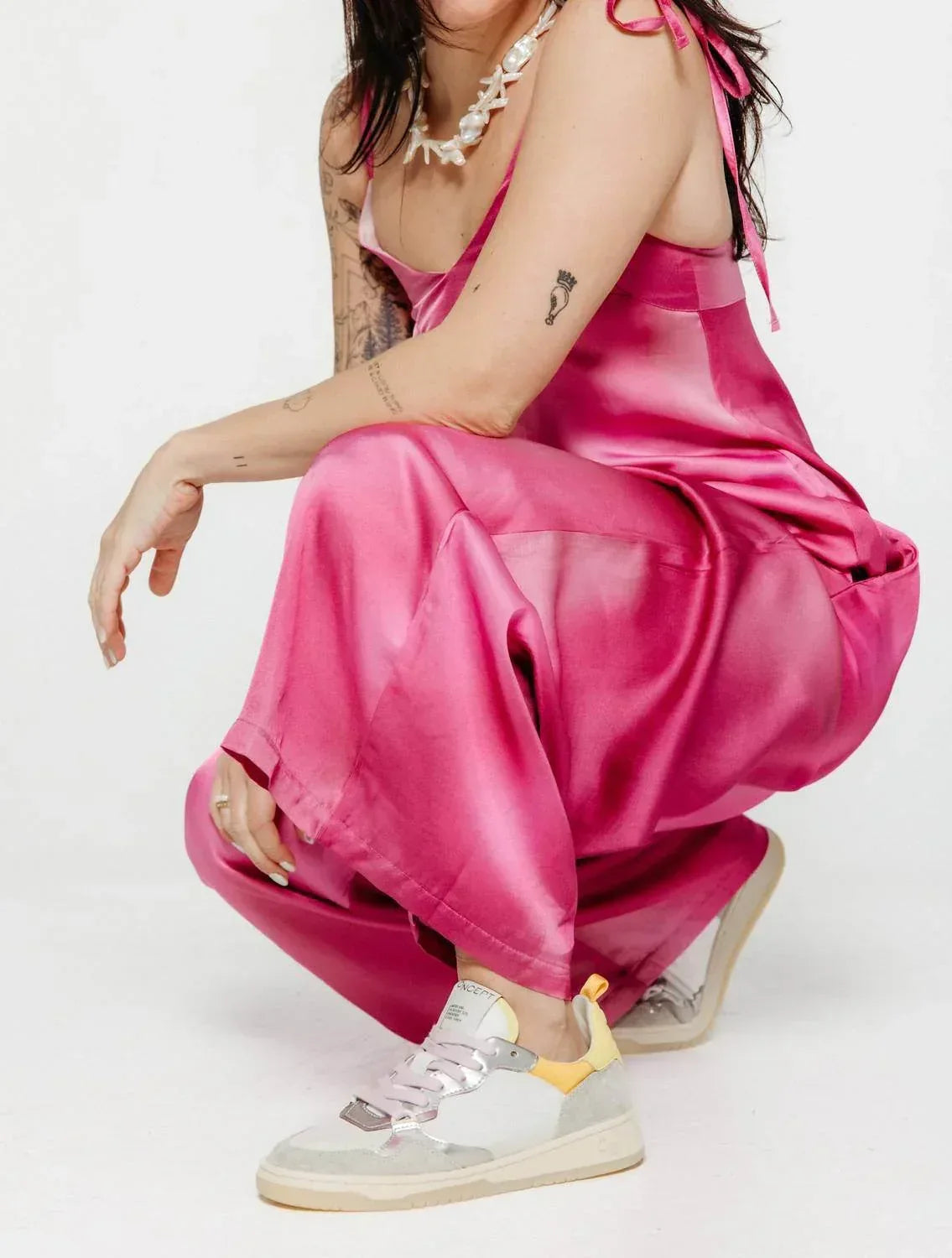 Träger-Jumpsuit mit Print