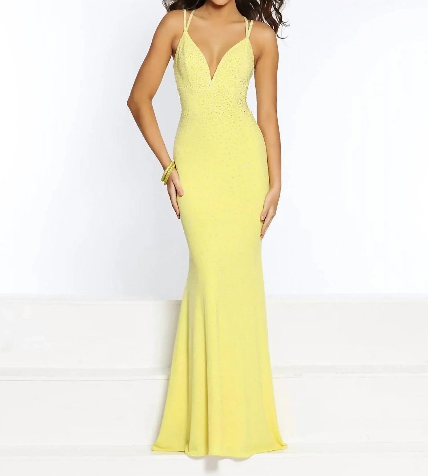 Radiance Double-Strap Abendkleid