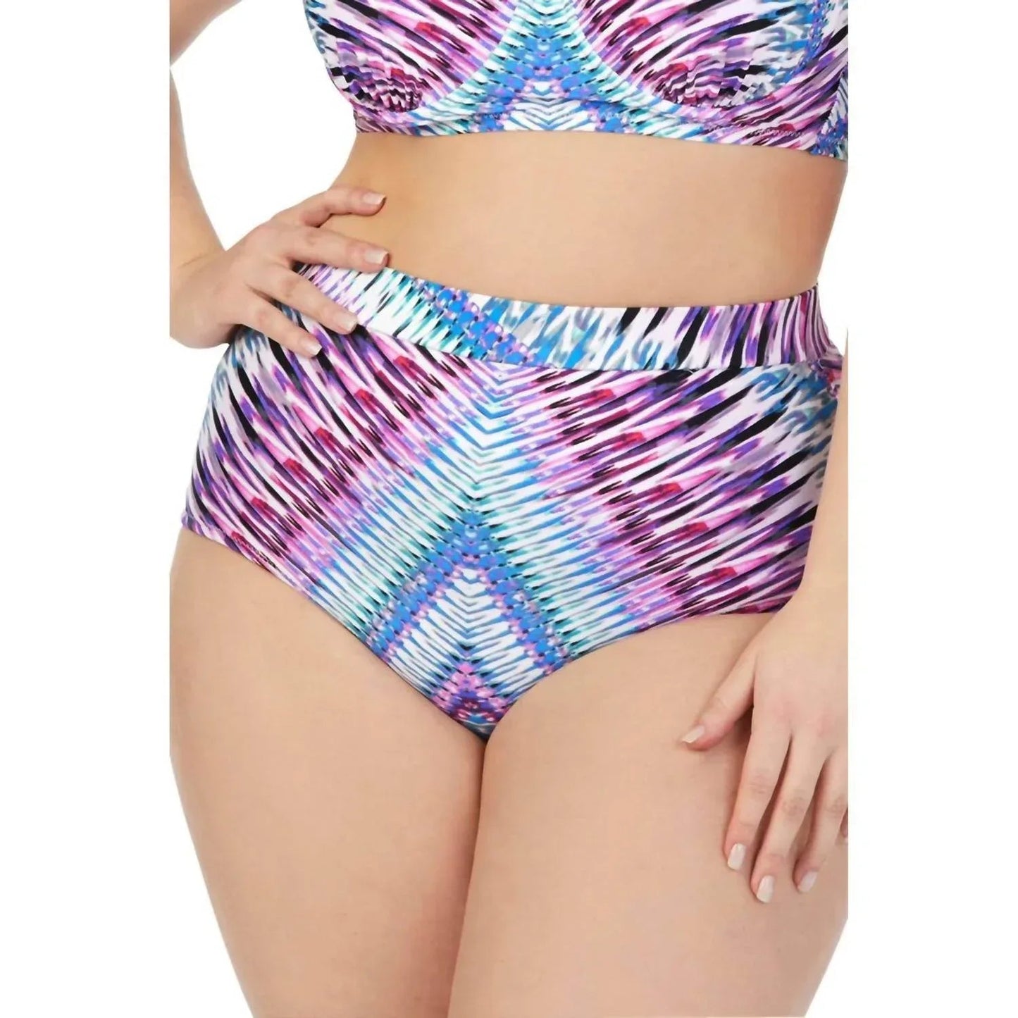 Damen Bikinihose High Waist Curve – Große Größen