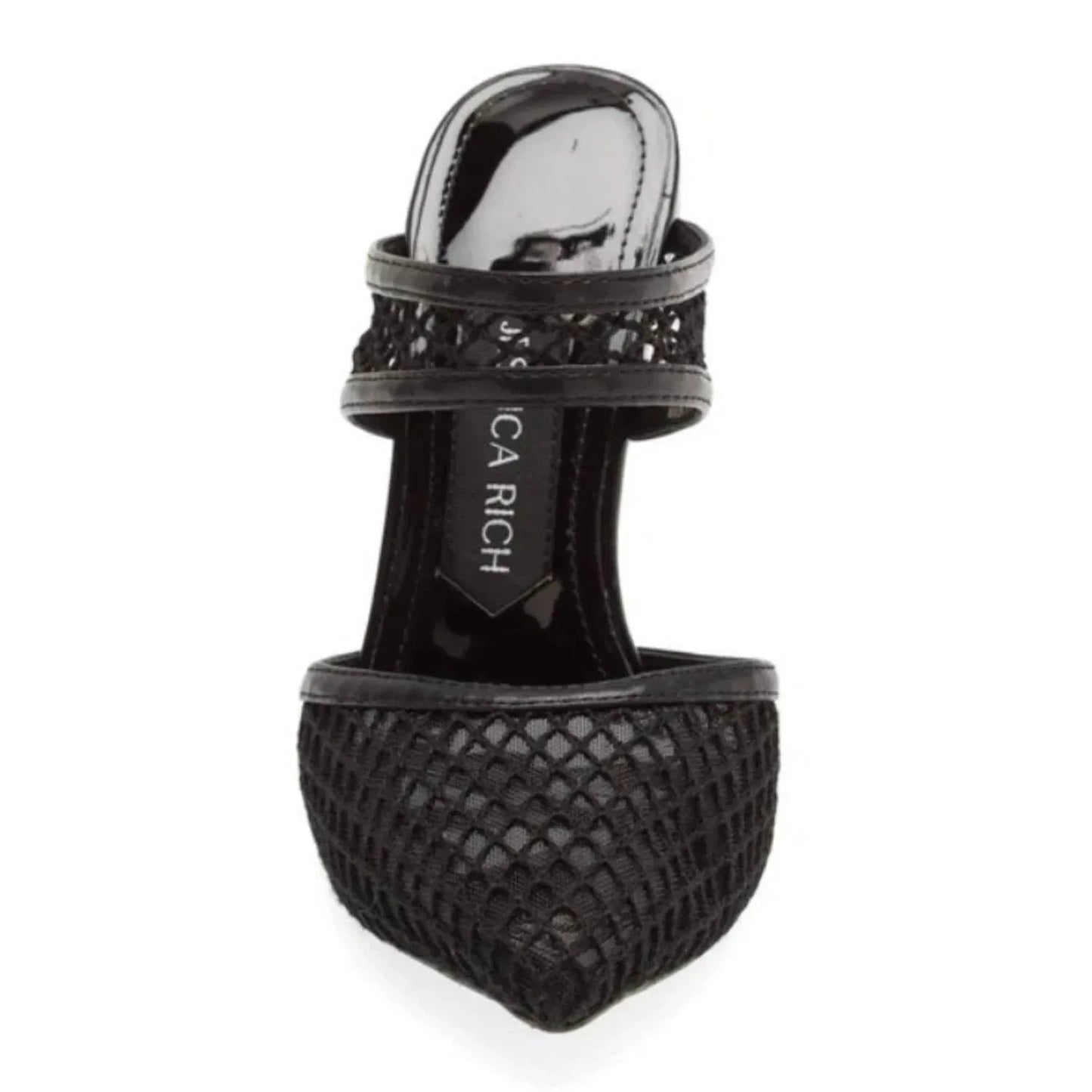 Damen-High-Heels „Ysabelle Fishnet“ mit spitzer Zehenpartie