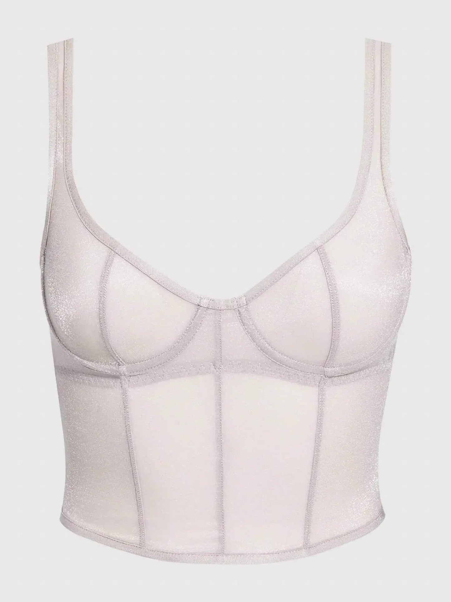 Pia Unlined Underwire Mesh Bustier