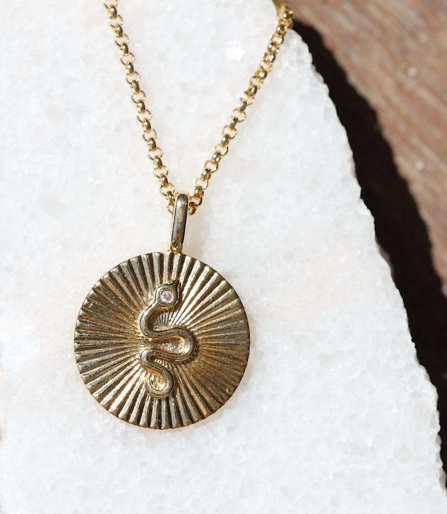 Women's Snake Charm Necklace