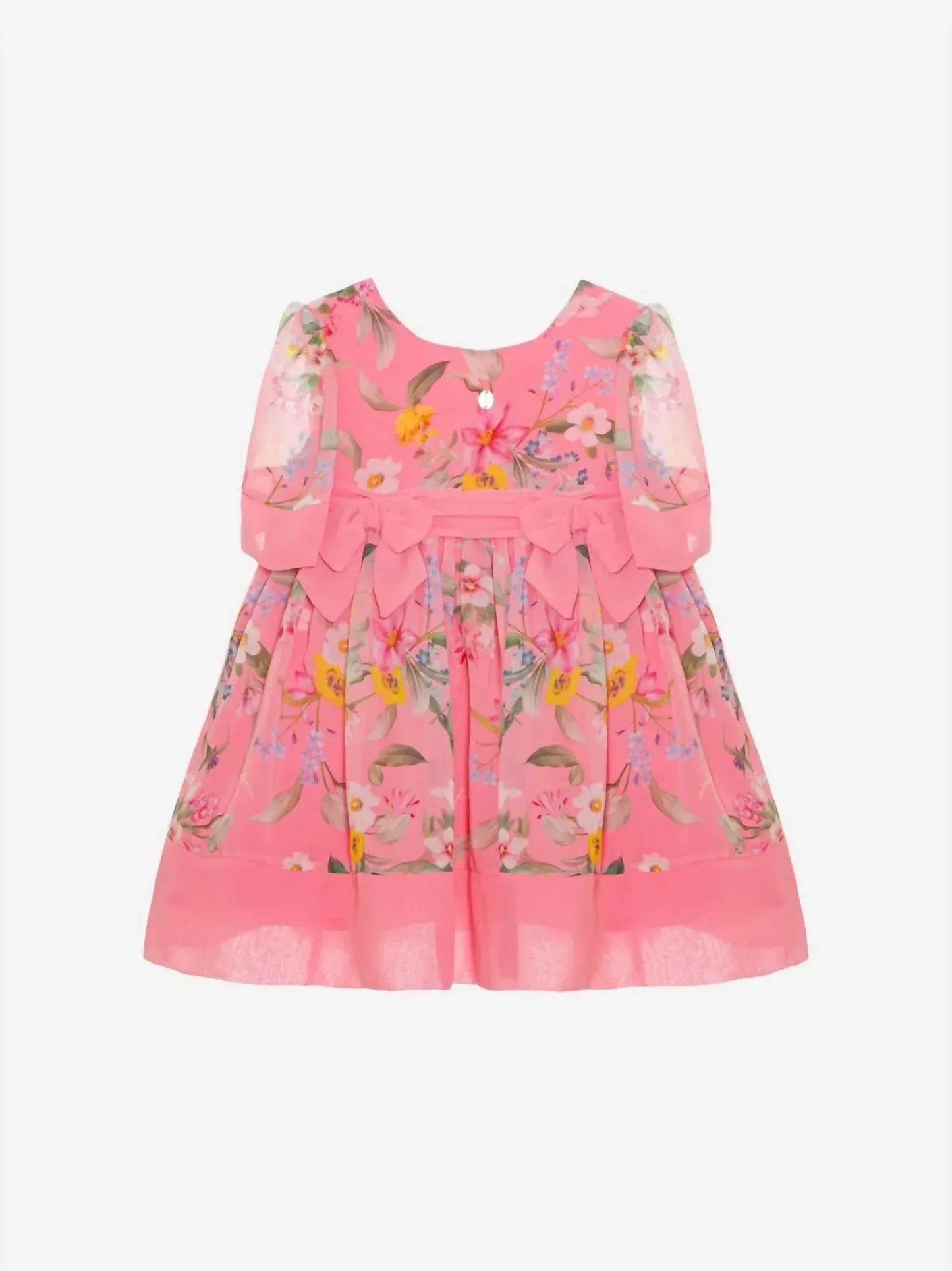 Mädchenkleid aus bedrucktem Webstoff