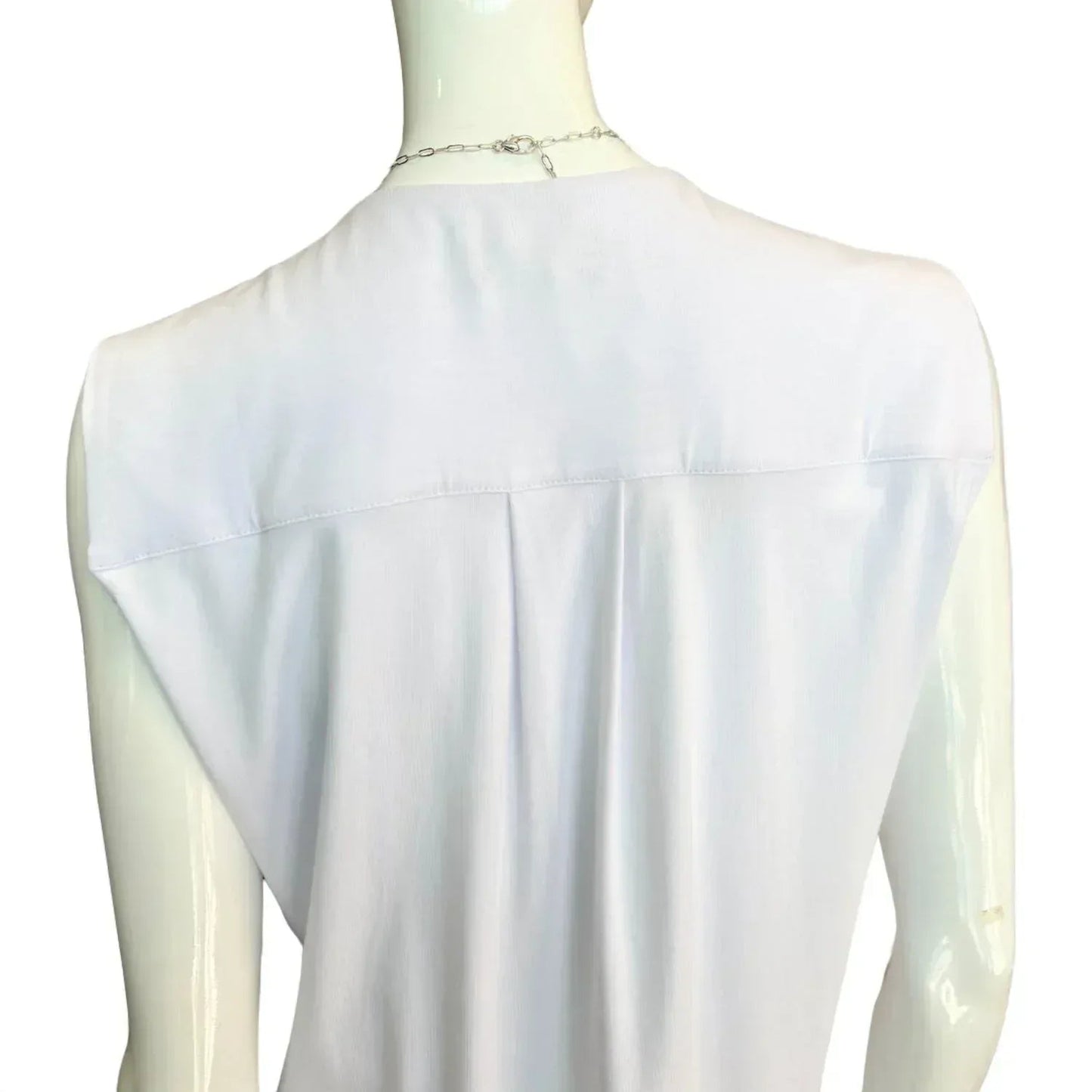 Women's Sleeveless V Neck Surplice Top