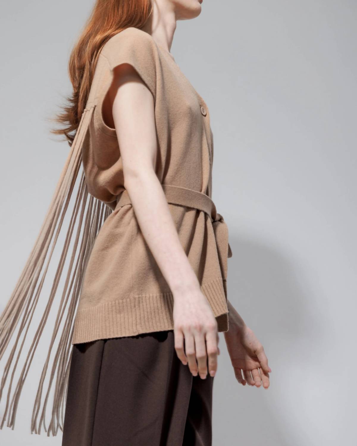 Fringe Vest Cardigan