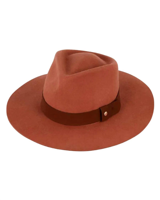 Damen-Fedora mit breiter Krempe „Cara“